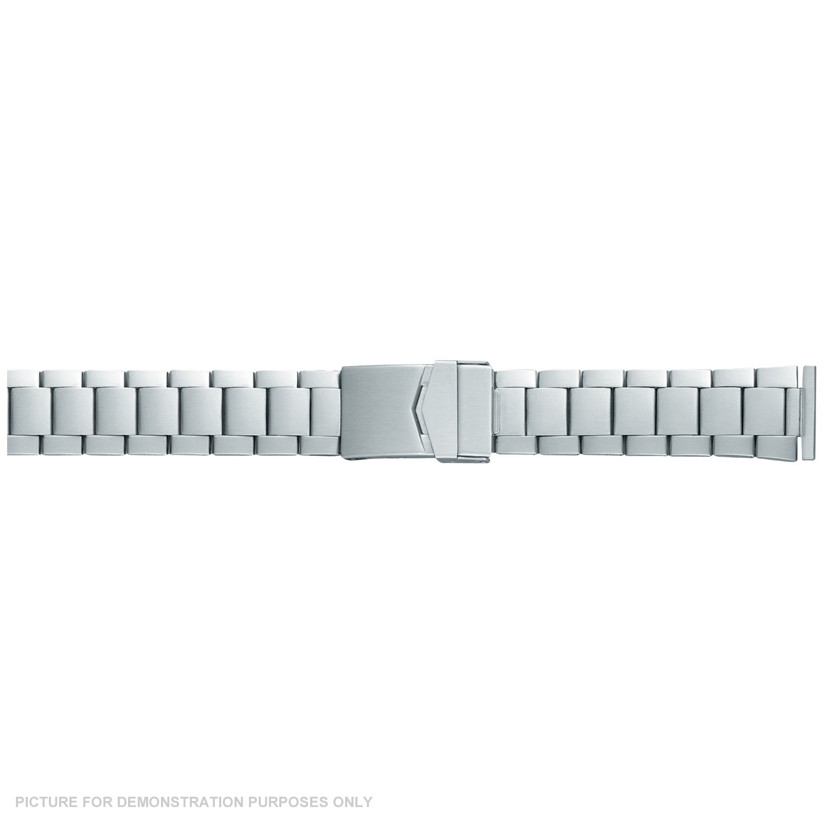 Condor 20mm Brushed Stainless Steel Sports Watch Strap with Safety Clasp
